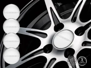 Vossen Felgenaufkleber Ausgabe Harz-Dome-Stil